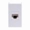 ДКС Комп.роз. RJ45 кат.5e, 8P8C,  Viva, белая, 1мод, 45038