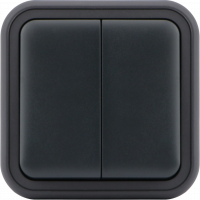 Donel W55 Переключатель 2-кл. накладной, антрацит, IP55, серия (тип) DIP55 , DIP20828 Donel W55 Переключатель 2-кл. накладной, антрацит, IP55, серия (тип) DIP55 , DIP20828