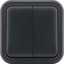 Donel W55 Переключатель 2-кл. накладной, антрацит, IP55, серия (тип) DIP55 , DIP20828 Donel W55 Переключатель 2-кл. накладной, антрацит, IP55, серия (тип) DIP55 , DIP20828