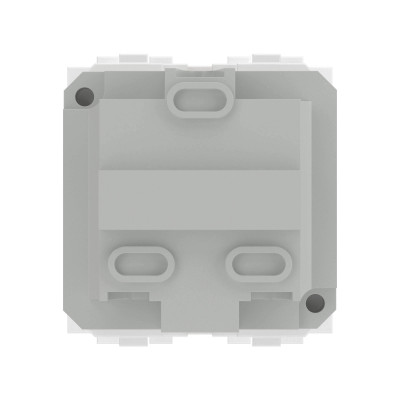 ДКС Электрическая розетка  с заземлением, со шторками, белая, 2мод., 76482B