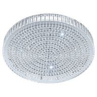 39746 Светод. потолочный светильник BALPRADA, 23,5W(LED), ?410, H110, 3500lm, сталь, хром/хрусталь,