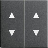 115028 Gira Двойная клавиша для управления жалюзи с 4-мя стрелками