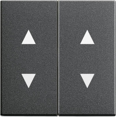 115028 Gira Двойная клавиша для управления жалюзи с 4-мя стрелками