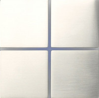 Basalte Выключатель 4-клавишный, sentido collection - classic, цвет brushed nickel