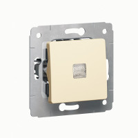 Legrand Переключатель на 2 направления - Cariva - с подсветкой - автоматические клеммы - 10 АX - 250 В~ - слоновая кость, 773726