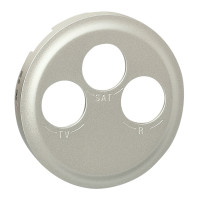 Legrand Лицевая панель - Программа Celiane - TV-FM-SAT розетки Кат. № 0 673 88/89 - титан, 068585 Legrand Лицевая панель - Программа Celiane - TV-FM-SAT розетки Кат. № 0 673 88/89 - титан, 068585