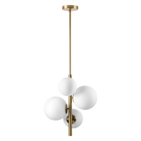 Lightstar 815043 (SD1508/4) Люстра  CROCO 4х40W E14 ЛАТУНЬ (в комплекте)