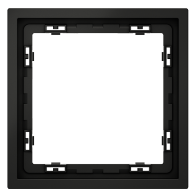 Рамка пластиковая VOLTUM S70 на 1 пост, (черный матовый), VLS100108
