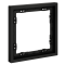 Рамка пластиковая VOLTUM S70 на 1 пост, (черный матовый), VLS100108