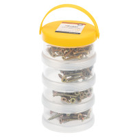 Набор саморезов для ДСП (140 шт/уп) KRANZ, KR-01-3101-07