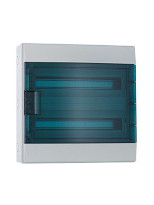 65P18X22A - Бокс настенный 36М прозрачная дверь (2 ряда) Mistral65 (с клемм)