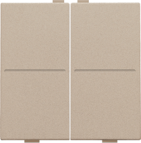 Niko Шампань Накладка на радиокнопку, двухклавишная, 157-00007