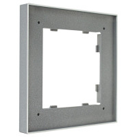 IRIDIUM Рамка на 1 пост, серебристый, Monaco 03 с кромкой, 03P102