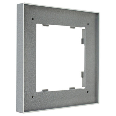 IRIDIUM Рамка на 1 пост, серебристый, Monaco 03 с кромкой, 03P102