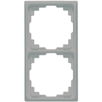 Рамка для инсталляции в кабельных каналах, 2-кратная; серая, CD582KGR