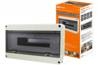 Бокс ЩРН-П-18 модулей навесной пластик IP65 TDM Electric, SQ0908-0005