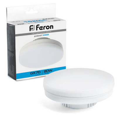 Лампа cветодиодная, (20W) 230V GX70 6400K, LB-473, Feron 48308