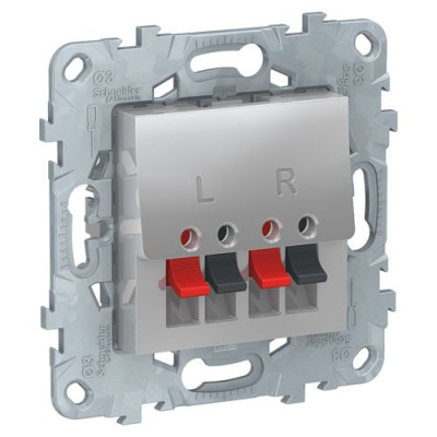 АУДИОрозетка, алюминий