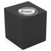 Светильник уличный светодиодный, 6W, 400Lm, 3000K, черный DH054, Feron 48483