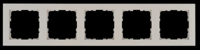 Рамка G-Classic  5-постовая, цвет Тауп, G1005T, Jasmart Electric