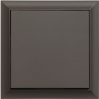 Выключатель 1-клавишный, Rikett, серия CLASSIC, цвет Капучино