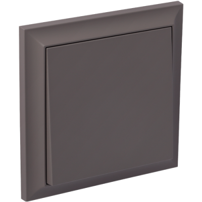 Выключатель 1-клавишный, Rikett, серия CLASSIC, цвет Капучино