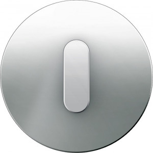 Berker Выключатель 1-клавишный, алюминий, серия R.Classic