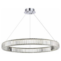 ST LUCE SL1622.163.01 Люстра подвесная ST-Luce Хром/Прозрачный LED 1*40W 4000K