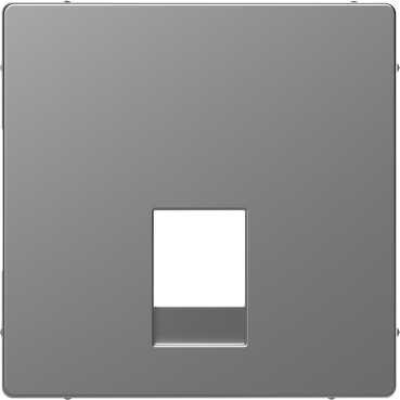 D-Life Накладка для розетки 1-ной RJ11/RJ12, нерж. сталь