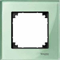 M-Elegance Рамка 1-ная, стекло изумруд