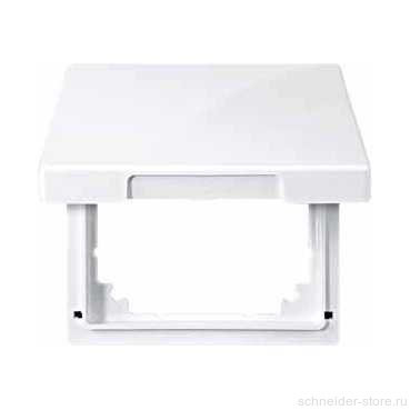 SD/SM Крышка с адаптерной рамкой, бел.