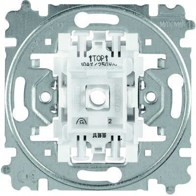 Выкл. 2х полюс. 1-клавиш. механизм 10А 250В с/у IP20 ABB LEVIT