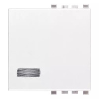 Vimar Клавиша на 2 модуля с диффузором, белая, 20027.B