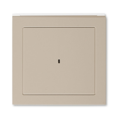 3559H-A00700 18 - Накладка ABB Levit для выключателя карточного кофе макиато / белый - 2CHH590700A4018