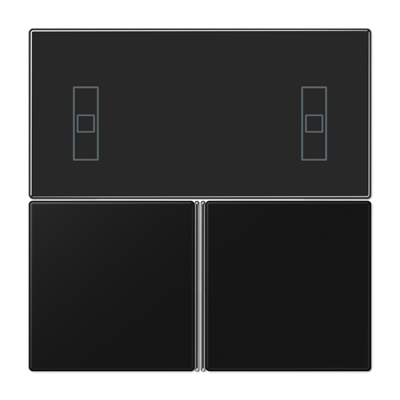 Набор накладок для 4093KRMSTD; термопласт; черный матовый, LS4093TSASWM