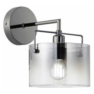 Evoluce SLE155601-01 Светильник настенный Хром/Дымчатый E14 1*40W