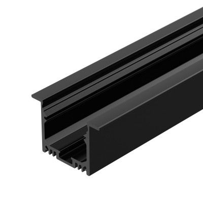 Профиль SL-LINIA49M-F-2000 BLACK (Arlight, Алюминий), 036513