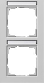 110237 Gira Рамка 2-я вертикальная с полем для надписи