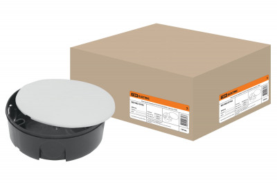 Монтажная коробка У192 СП D102х30мм, крышка, TDM Electric, SQ1402-0192