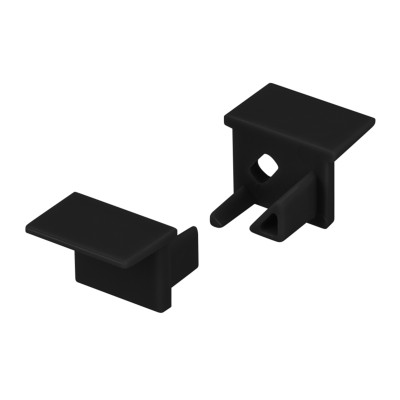 Комплект заглушек SL-BEVEL-H10-F14 BLACK  (Arlight, Пластик), 044089