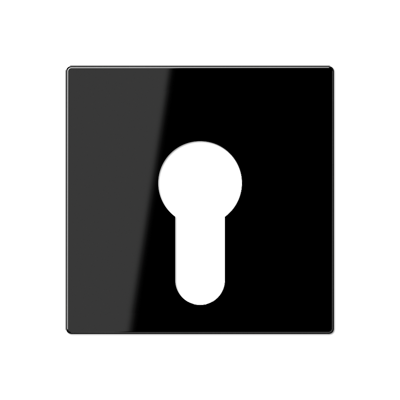 Крышка для выключателя с замком; черный, A525PLSW