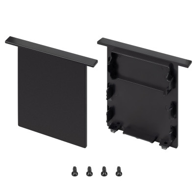 Заглушка SL-LINIA52-3L-F-MIDDLE BLACK глухая (Arlight, Пластик), 044708