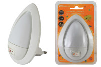 Ночник "Яйцо" с выключателем, белый, 0,5 Вт, 220 В TDM Electric, SQ0357-0012