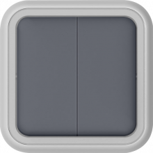 Donel W55 Переключатель 2-кл. накладной, серый, IP55, серия (тип) DIP55 , DIP20840 Donel W55 Переключатель 2-кл. накладной, серый, IP55, серия (тип) DIP55 , DIP20840