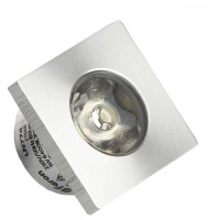 Светильник встраиваемый светодиодный 1W, 230V, квадрат, LN774/G774 с драйвером в комплекте, Feron 27668