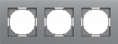 Donel A07 матовый серый рамка 3-я, серия DB, DE21340