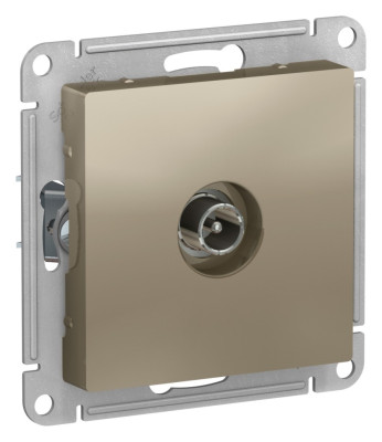 ATN000592 - ATLASDESIGN TV РОЗЕТКА проходная 4дБ, механизм, ШАМПАНЬ, Systeme Electric