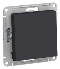 ATN001015 - ATLASDESIGN 1-клавишный ВЫКЛЮЧАТЕЛЬ КНОПОЧНЫЙ, сх.1, 10А, механизм, КАРБОН, Systeme Electric