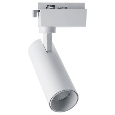 Светильник трековый светодиодный на шинопровод 14W, 1260 Lm, 4000К, 35 градусов, белый, AL140 со встроенным драйвером, Feron 41609