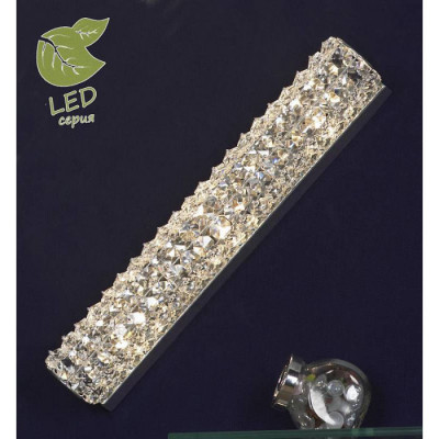 LUSSOLE STINTINO Бра, цвет основания - хром, плафон - стекло (цвет - прозрачный), 3x5W G9, GRLSL-8701-03